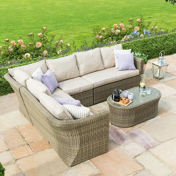 Homeflair - Winchester Large Rattan Corner Sofa Group