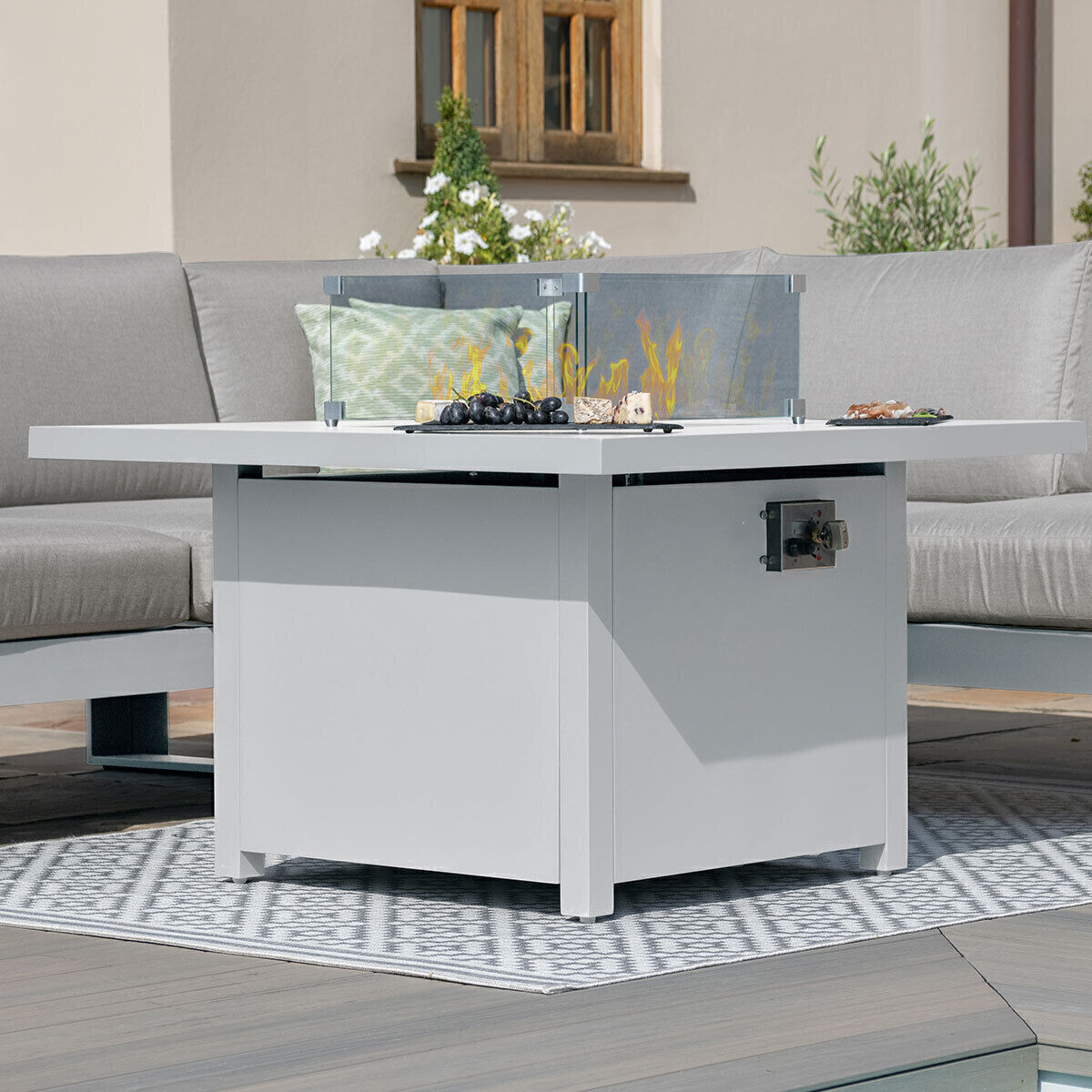 Homeflair – Amalfi S Aluminium Corner Dining Set