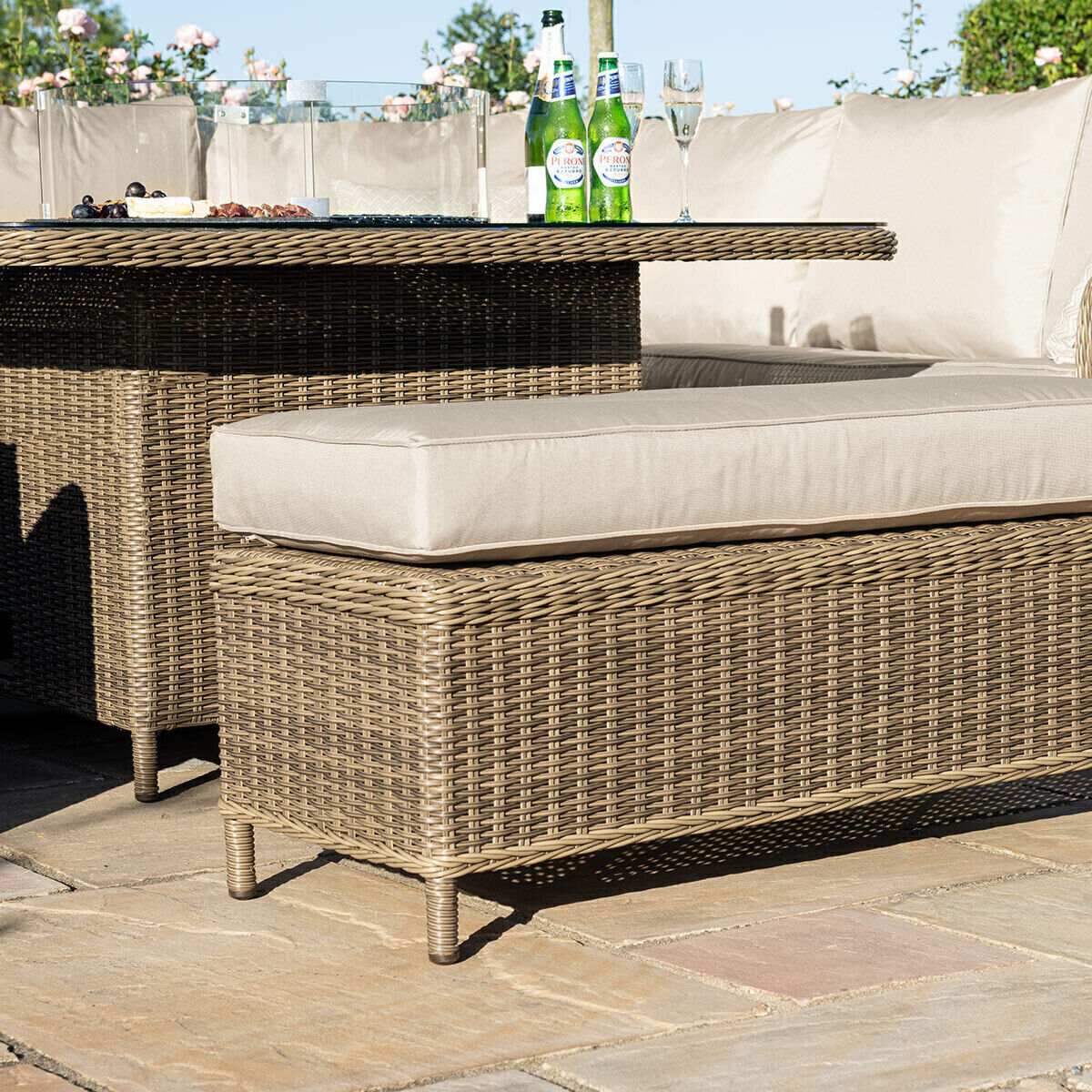 Homeflair - Winchester Royal U-Shaped Rattan Sofa Set
