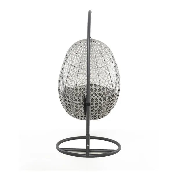 Homeflair - Ascot Rattan Hanging Double Chair with Weatherproof Cushions
