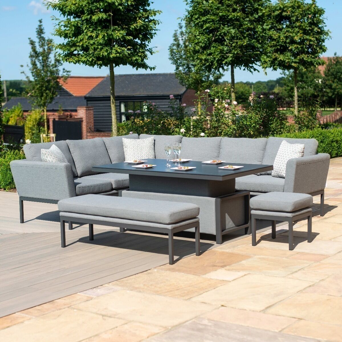 Homeflair – Outdoor Fabric Pulse Dining Set