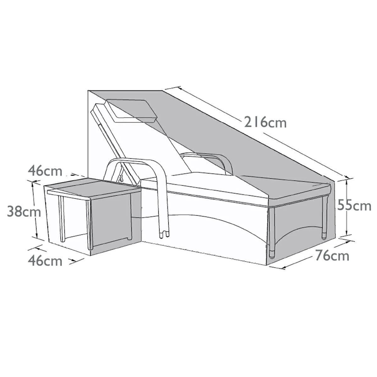Homeflair -Florida Lounger Set