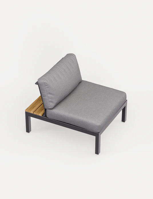 Aspen Teak 6 Seater Modular Corner Lounging Set with Coffee Table