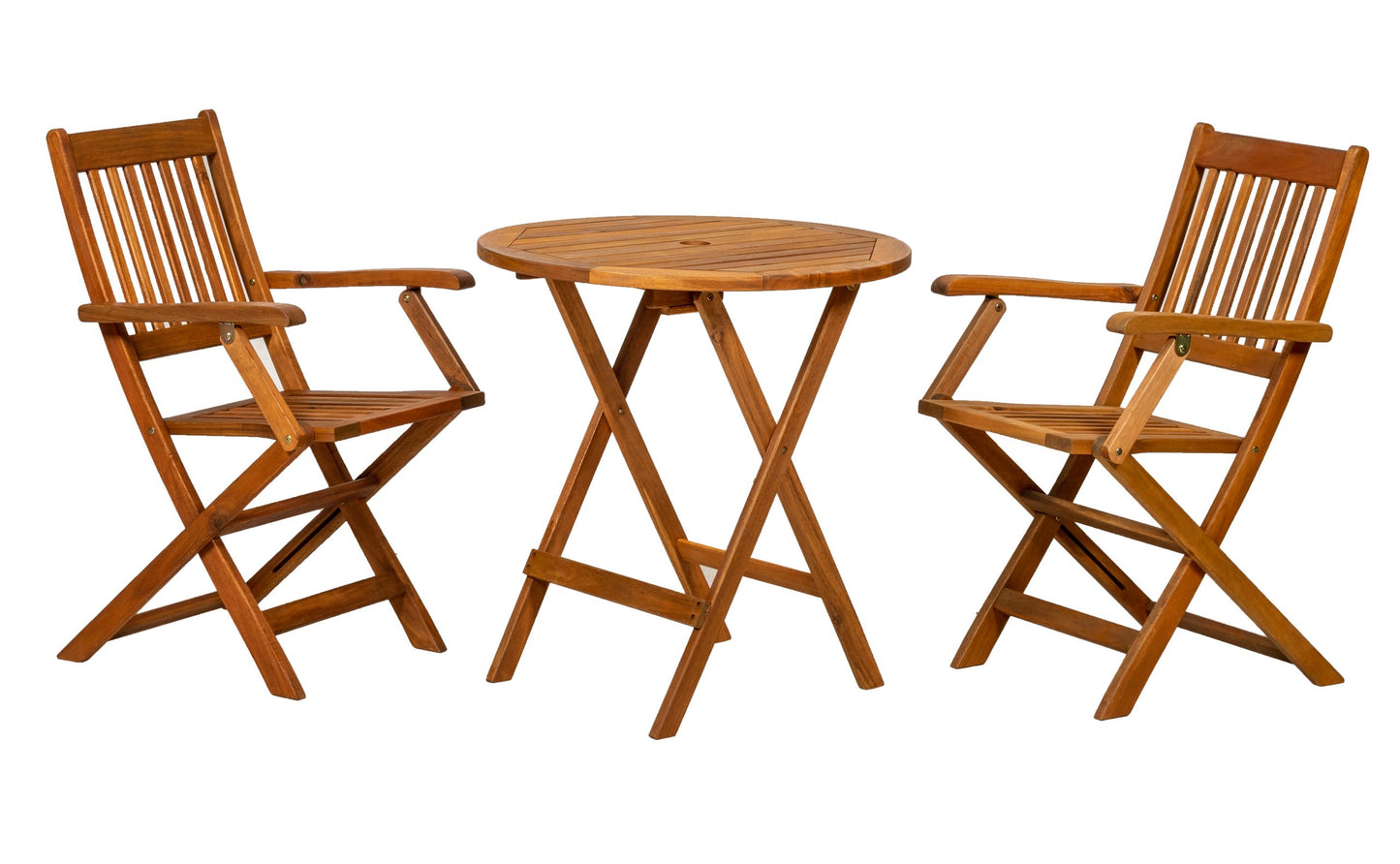 York 2 Seater Bistro Set with Folding Chairs | FSC110253 | AMIR |
