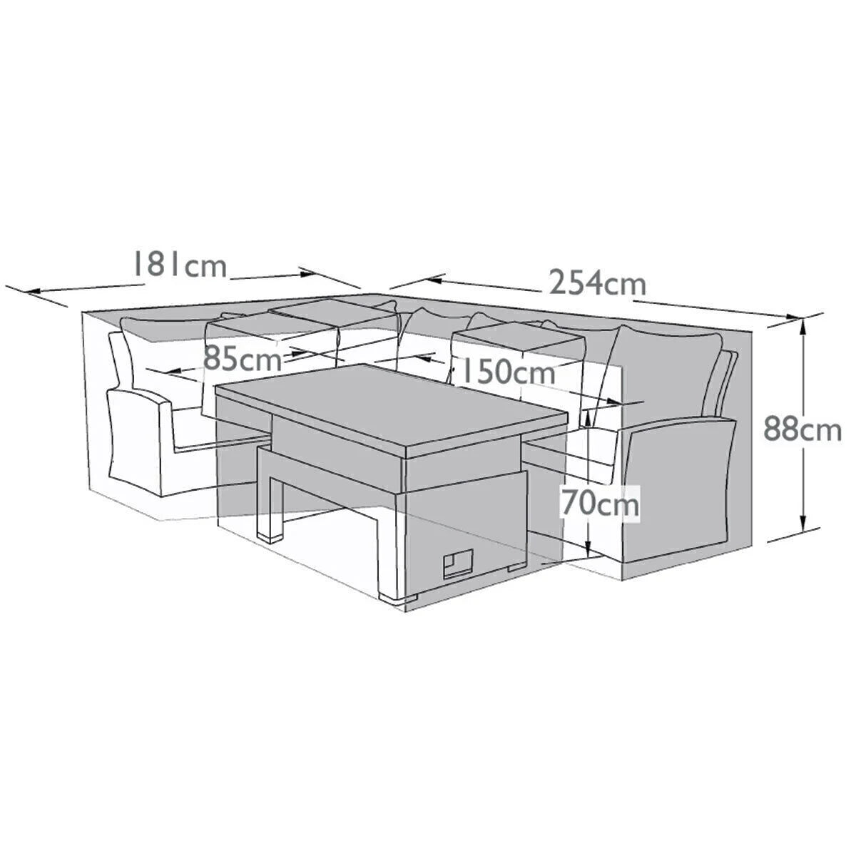 Homeflair -Large Corner Dining Sofa Set