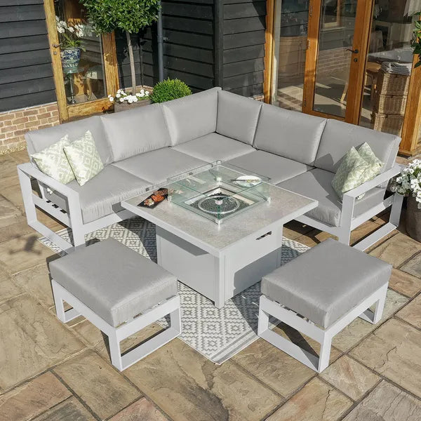Homeflair – Amalfi 3 Seat Aluminium Sofa Set