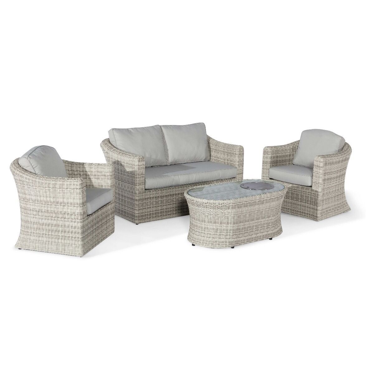 Homeflair – Oxford 2 Seat Rattan Sofa Set