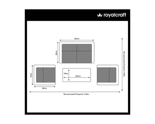 Paris 4 Seater Lounging Coffee Set