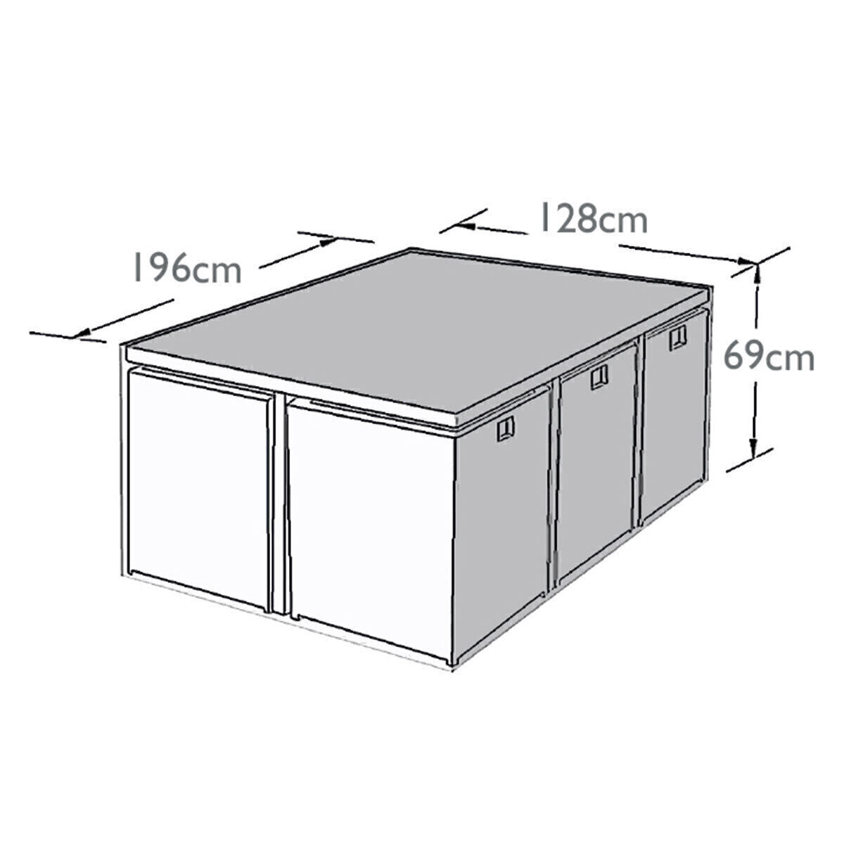 Homeflair -6 Seat Cube Set