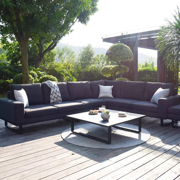 Outdoor Fabric Ethos Corner Group - Flanelle