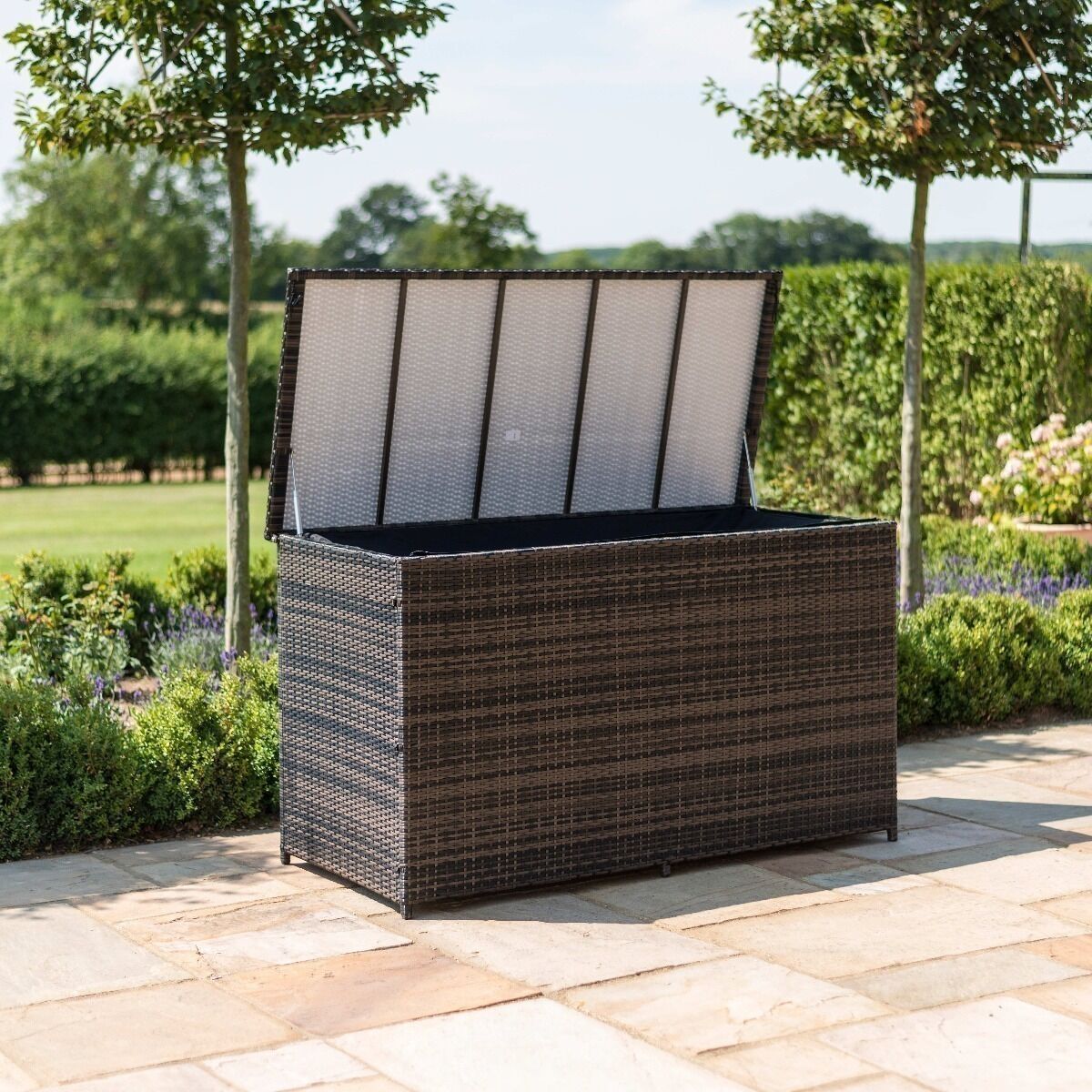 Homeflair - Rattan Storage Box - Brown