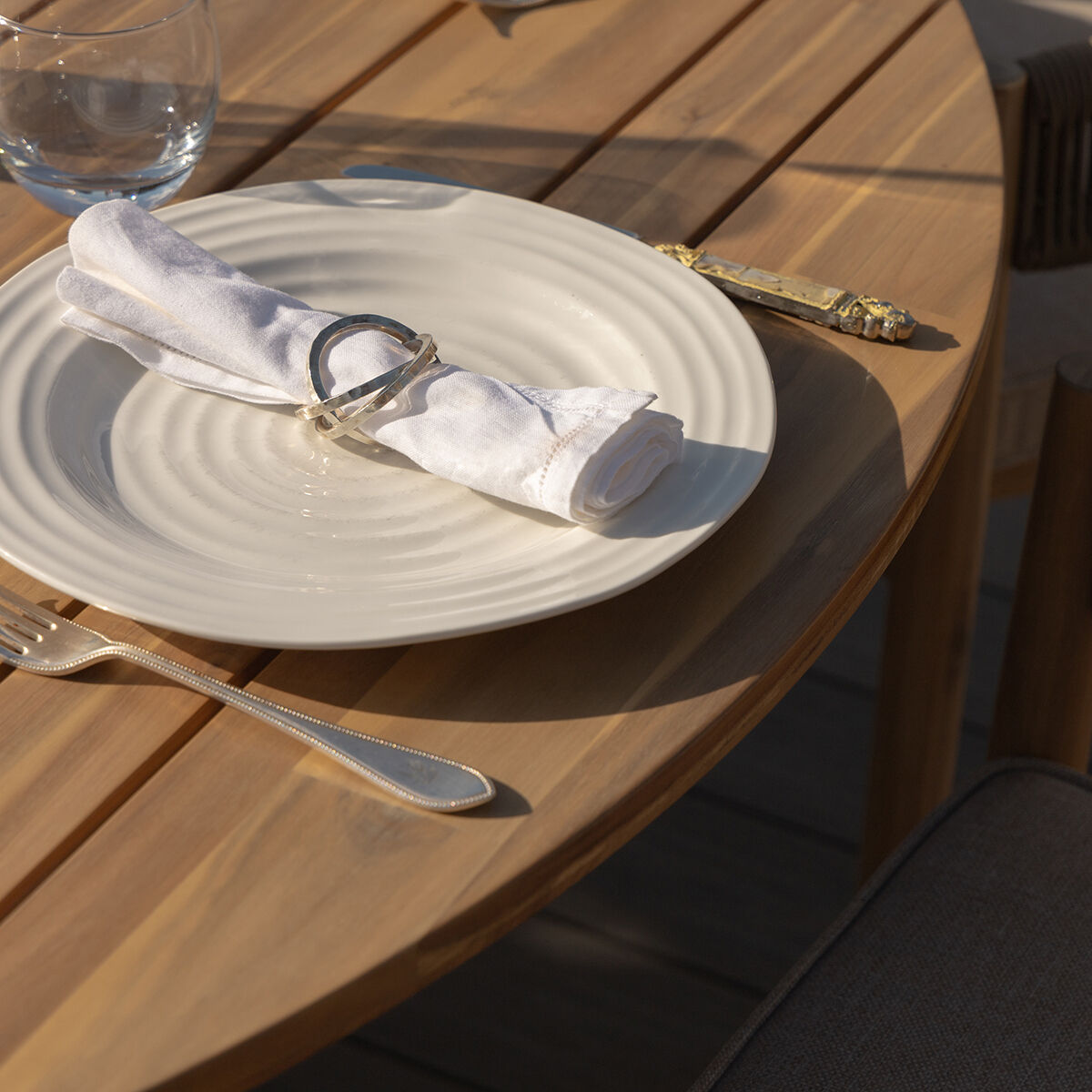 Homeflair - Porto Rope Weave Dining Set