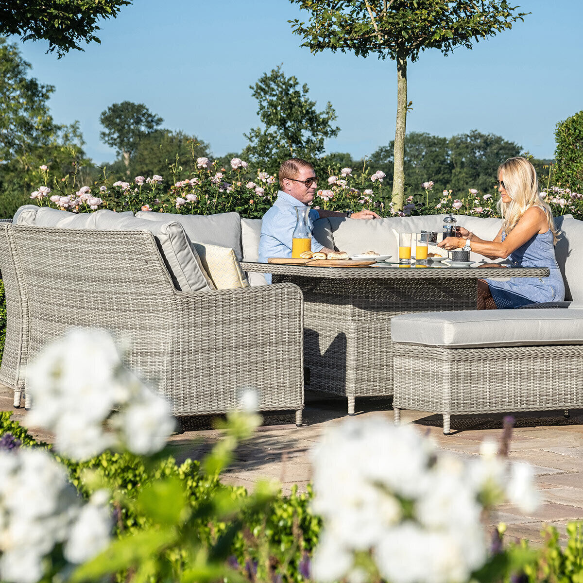 Homeflair - Oxford Royal Rattan Sofa Set
