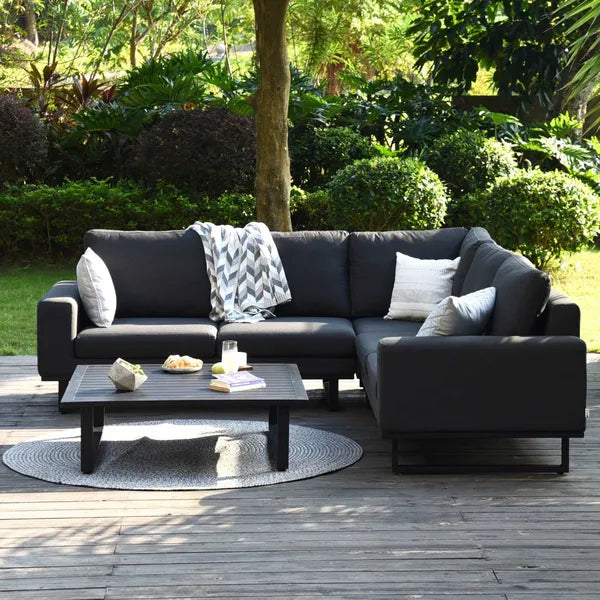 Outdoor Fabric Ethos Corner Group - Flanelle