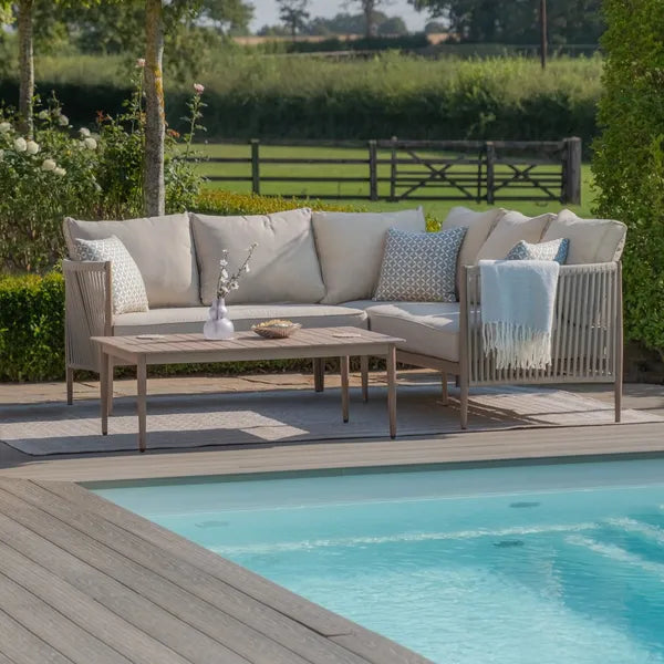 Havana Rope Weave Large Corner Sofa Set