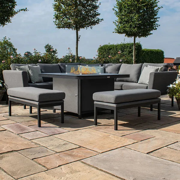 Outdoor Fabric Pulse U Shape Corner Dining Set