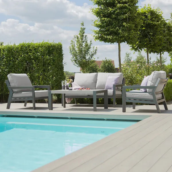 Homeflair - New York Aluminium Corner Sofa Set