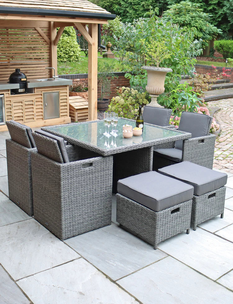 Paris 8 Seater Cube Dining Set