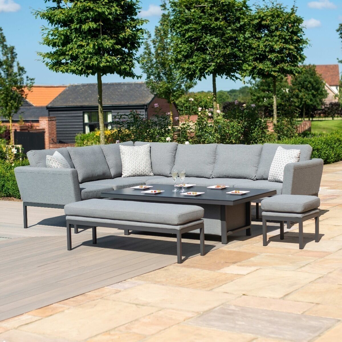 Homeflair – Outdoor Fabric Pulse Dining Set