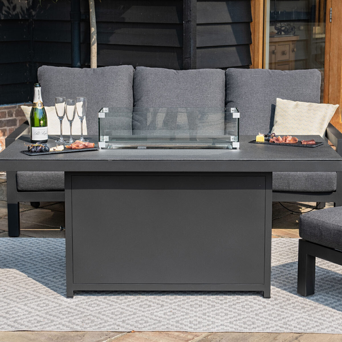 Homeflair - Manhattan Reclining Aluminium Sofa Set