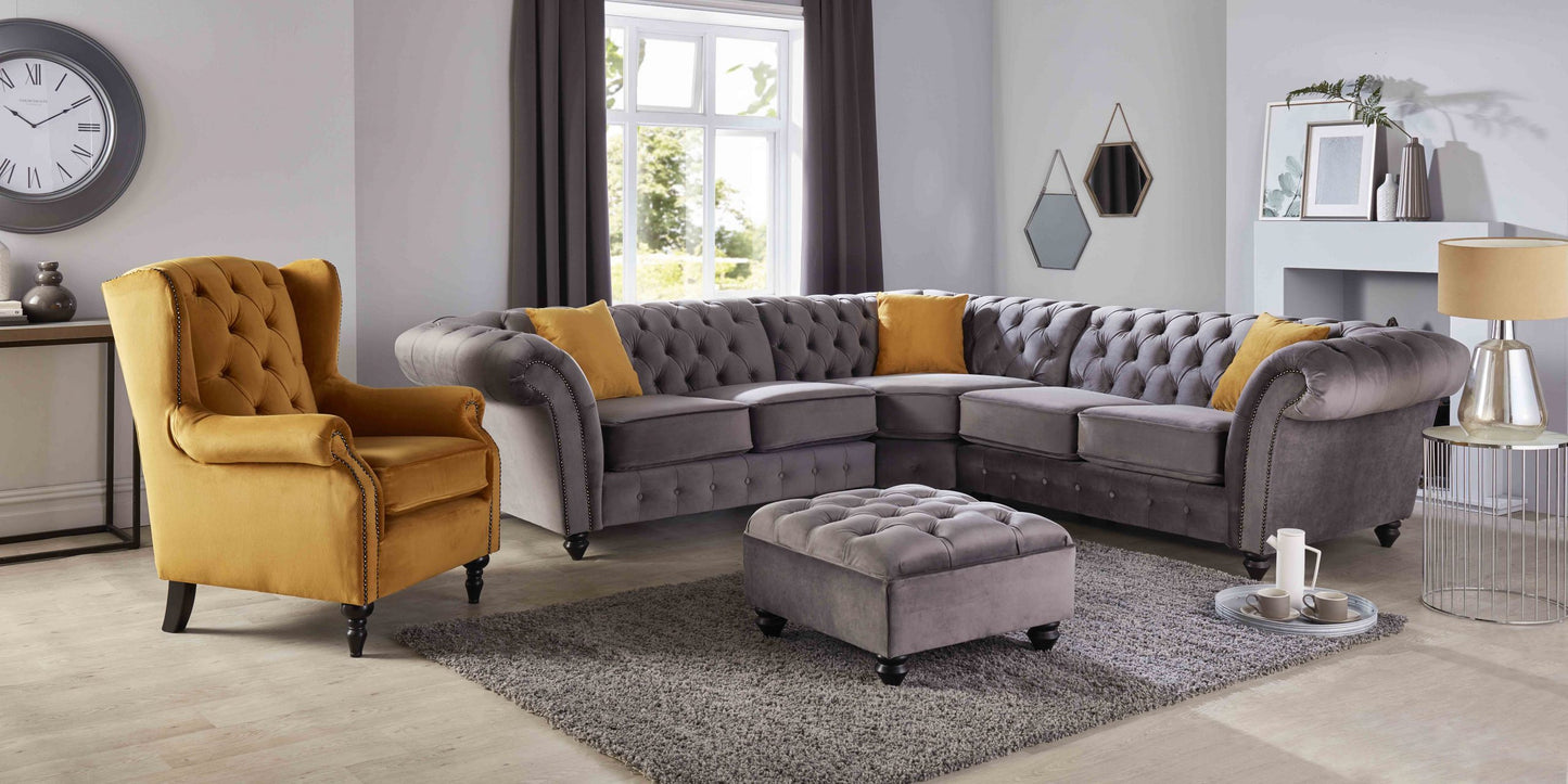 Bespoke Winchester Fabric Sofa Collection | Red Rose