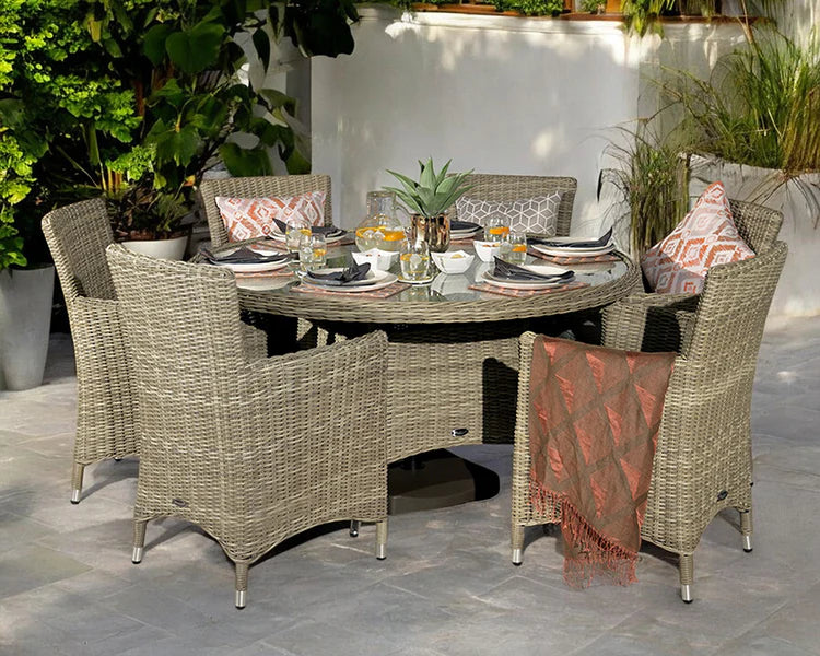 Wentworth 6 Seater Carver Dining Set