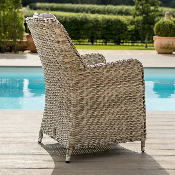 Pair of Oxford Venice Rattan Dining Chairs