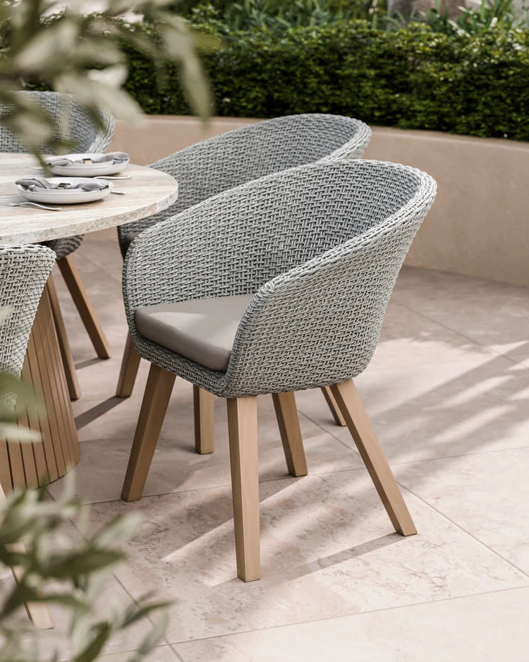 Jupiter 8 Seater Ellipse D Conical Dining Set with Sol Dining Chairs