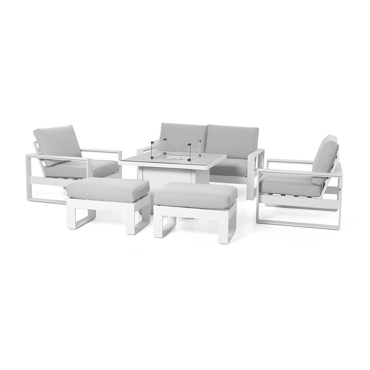 Homeflair -Amalfi 2 Seat Aluminium Sofa Set