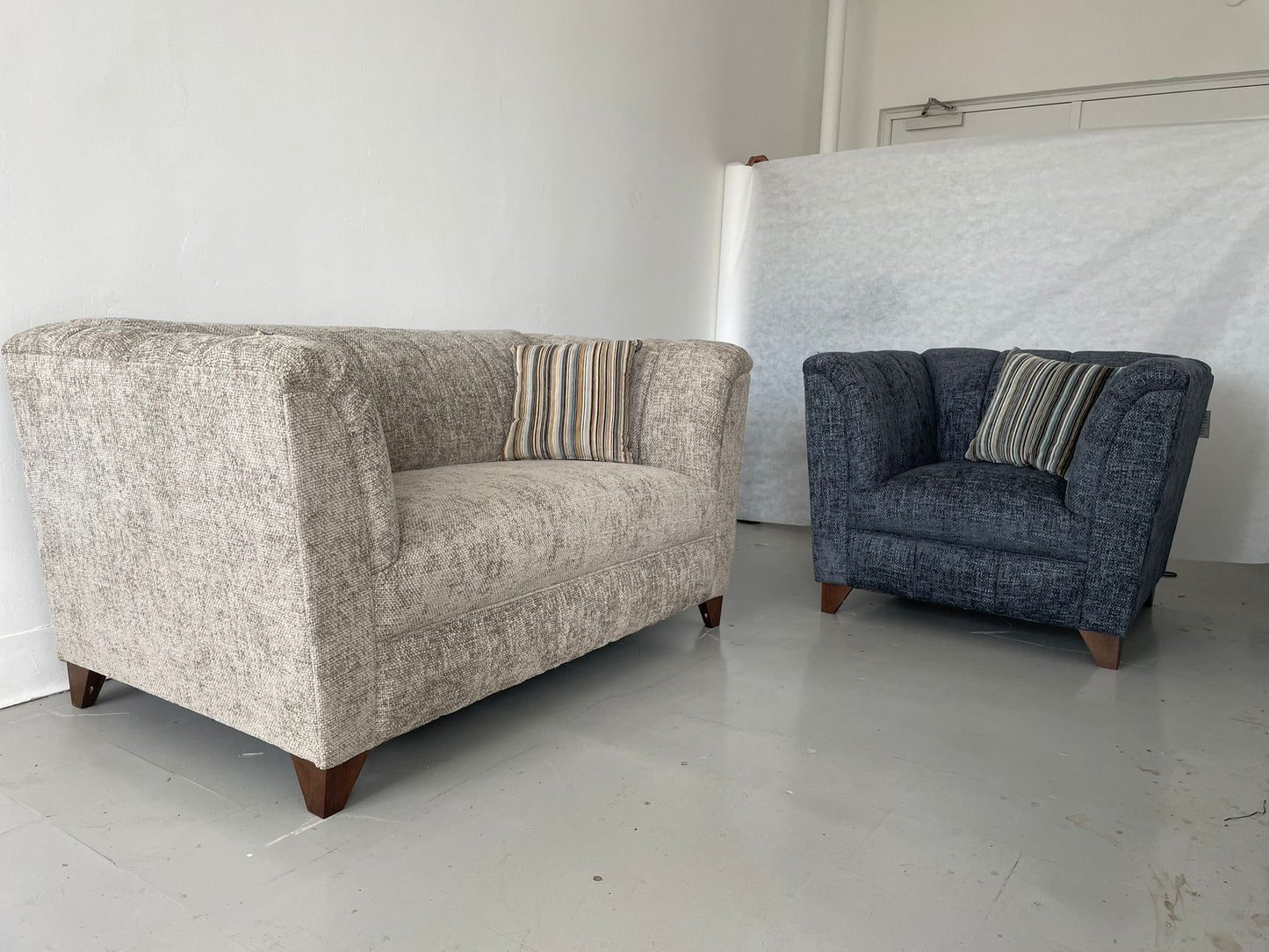 Modular Bespoke Miami Fabric Sofa Collection | Red Rose