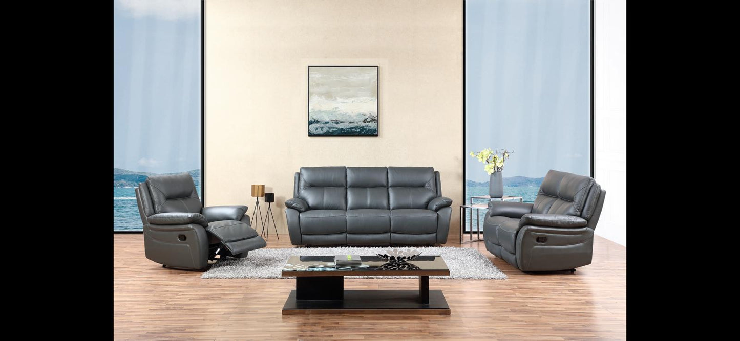 Bespoke Rimini Leather Sofa Collection | Red Rose