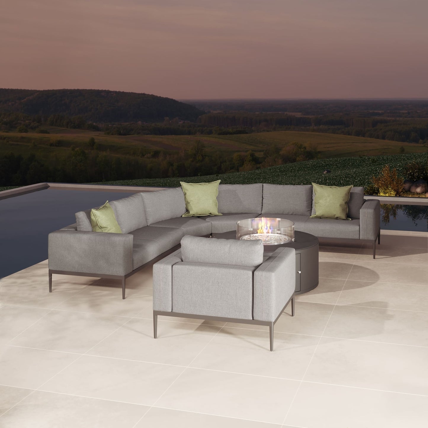 Homeflair – Eve Grande Corner Sofa Group