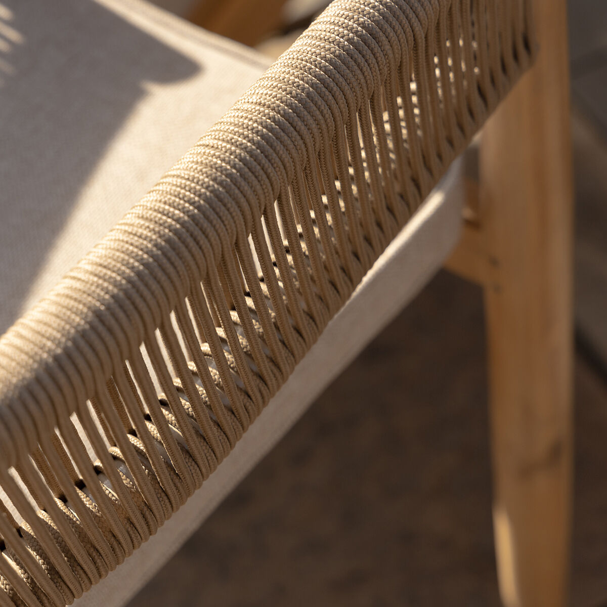 Homeflair - Porto Rope Weave Dining Set