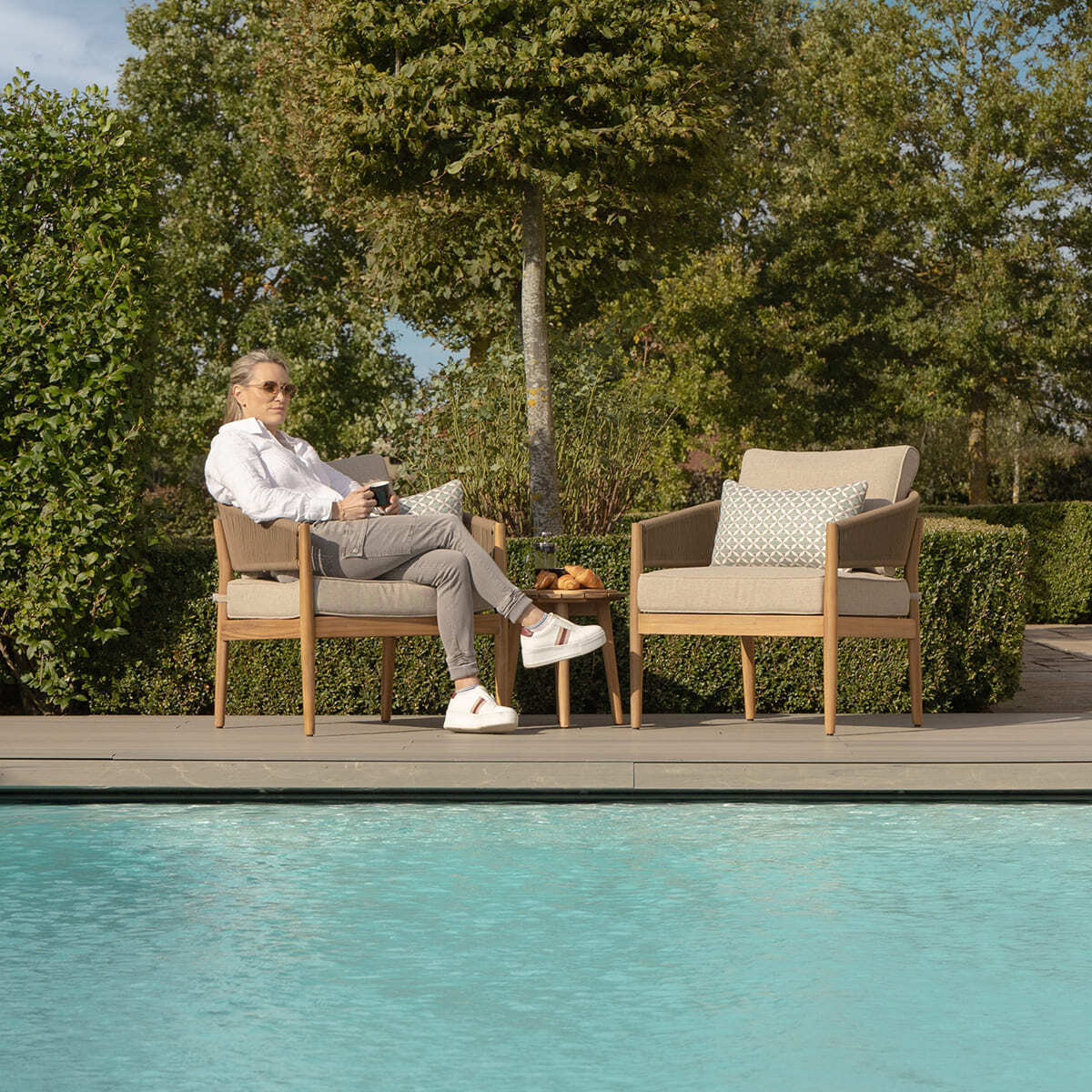 Homeflair - Porto Rope Weave Lounge Set