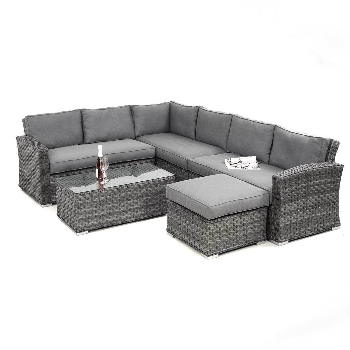 Homeflair - Victoria Large Rattan Corner Group