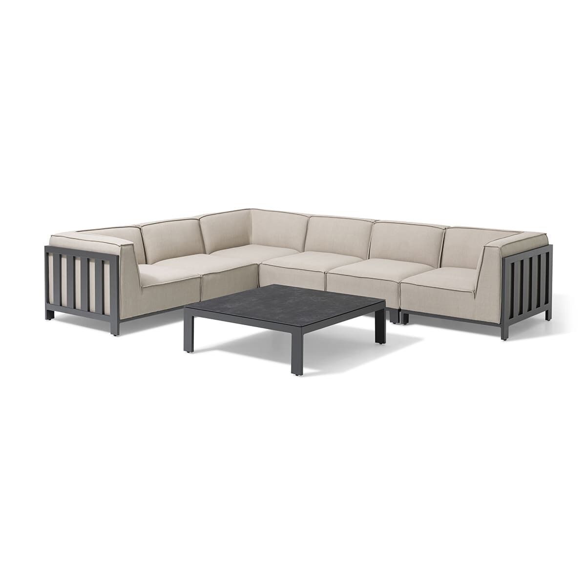 Homeflair - Outdoor Fabric Ibiza Medium Corner Sofa Set