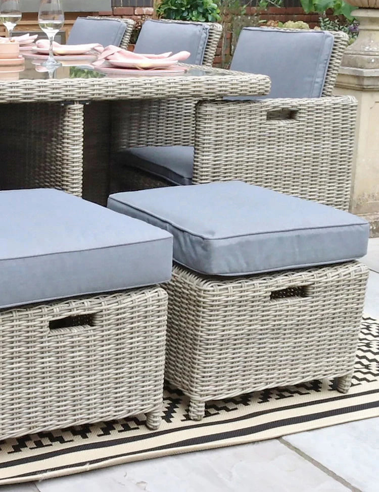 Wentworth 10 Seater Cube Dining Set