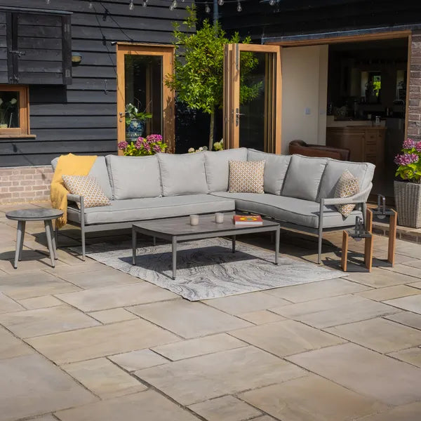 Florence Rope Weave Small Corner Sofa Set