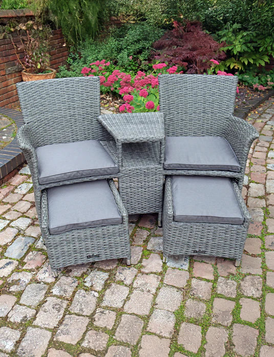 Paris 2 Seater Fixed Companion Set
