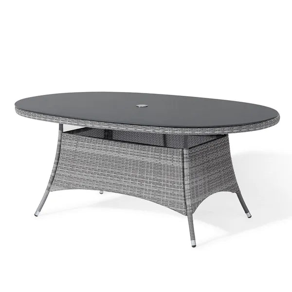 Santorini 6 Seat Oval Rattan Dining Set