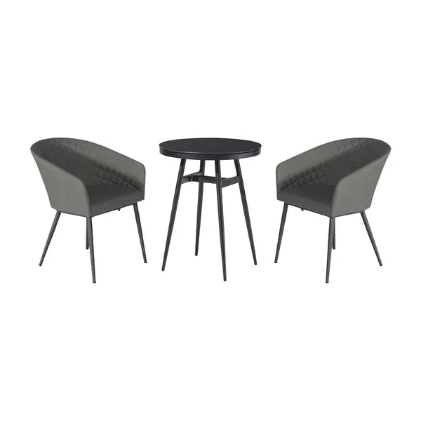 Outdoor Fabric Ambition 2 Seat Bistro Set - Flanelle