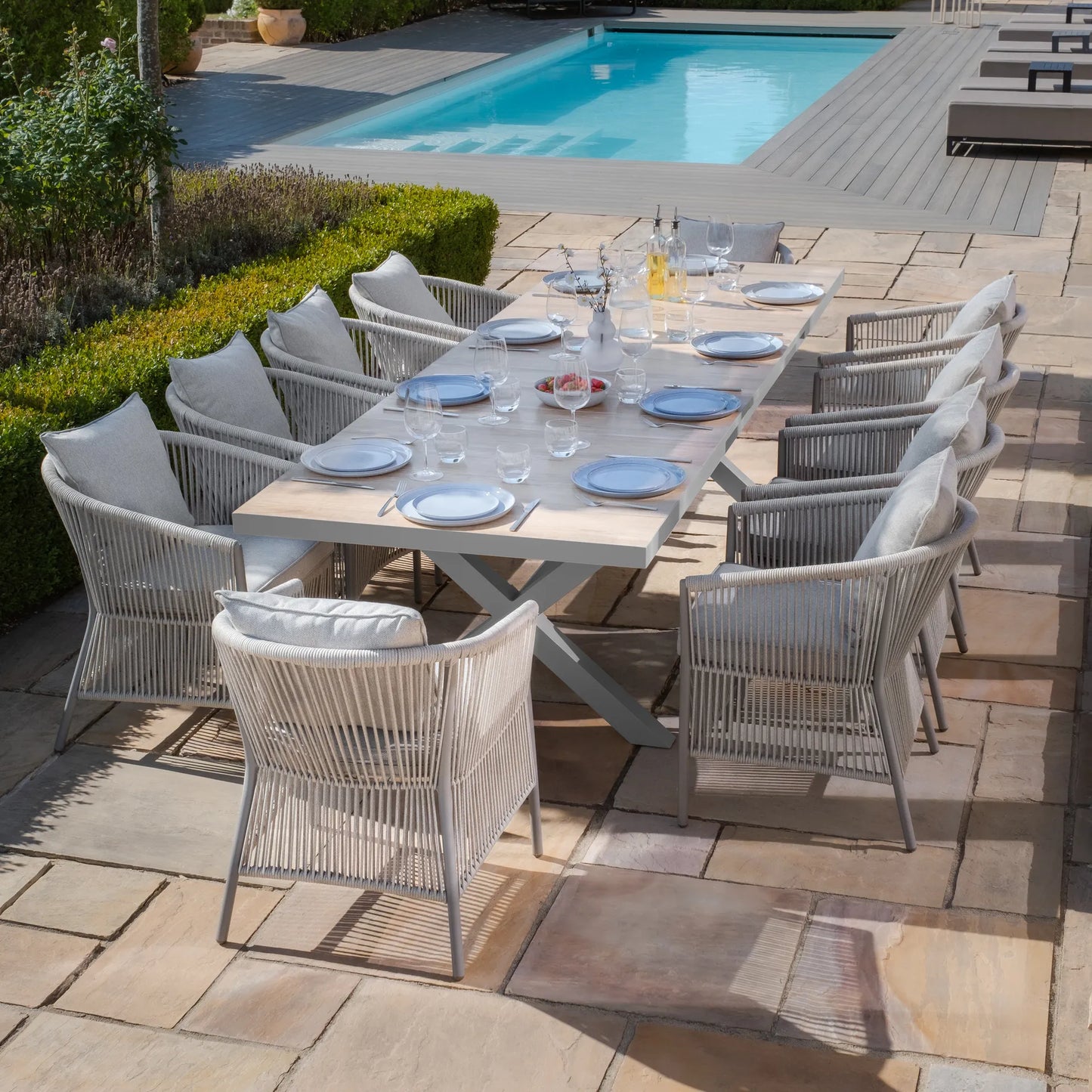 Vienna 6 - 10 Seat Extending Rectangular Dining Table