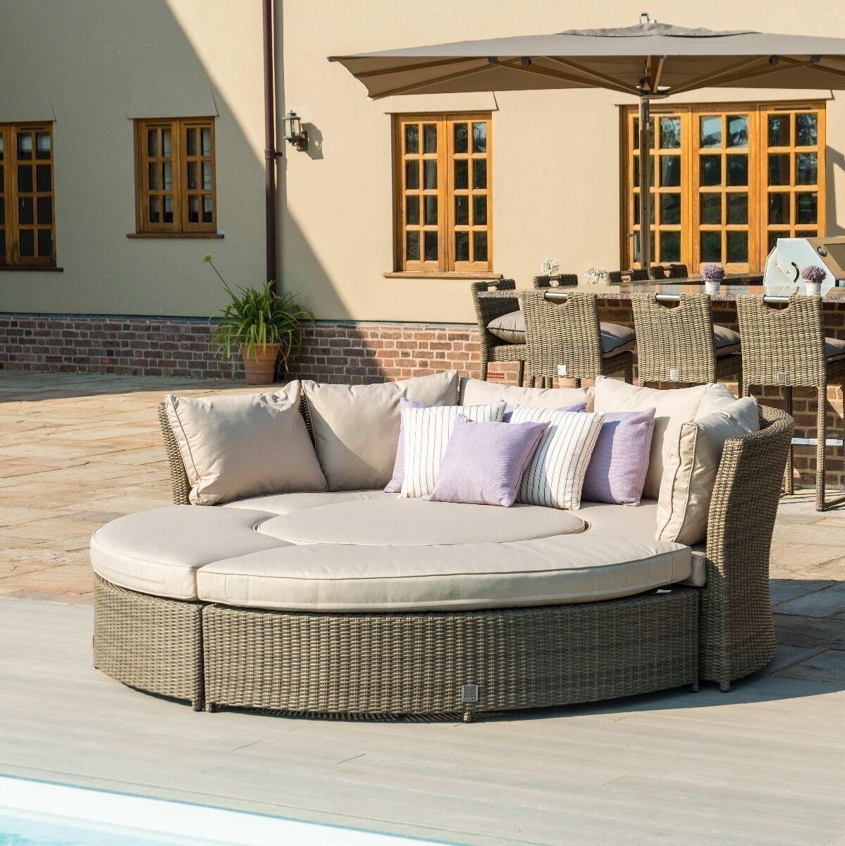 Homeflair - Winchester Rattan Lifestyle Suite