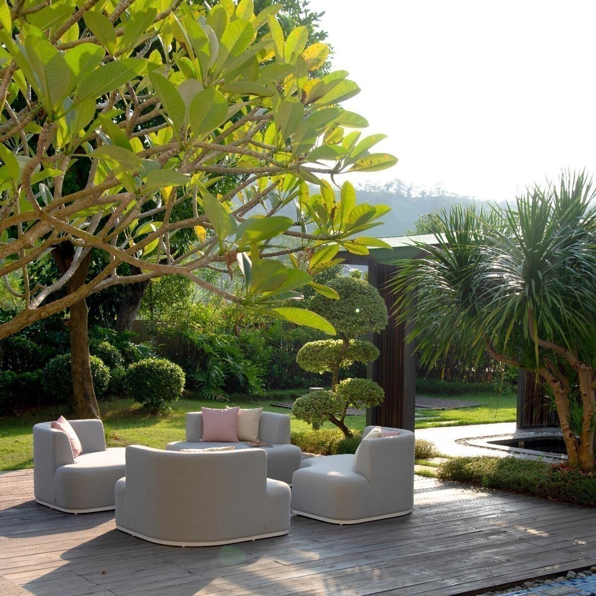 Homeflair - Outdoor Fabric Snug Lifestyle Suite