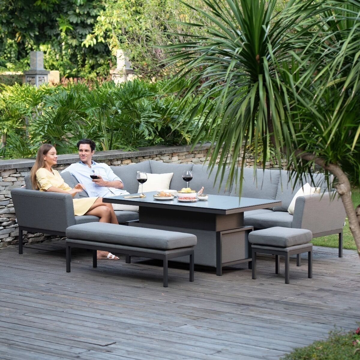 Homeflair – Outdoor Fabric Pulse Dining Set