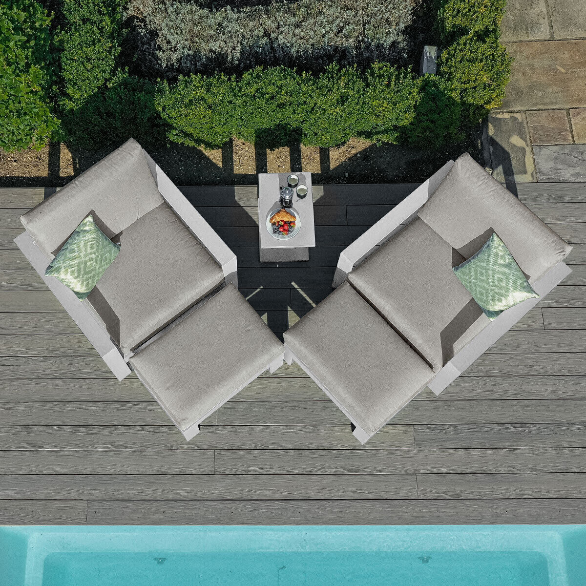 Homeflair - Amalfi Aluminium Lounge Set