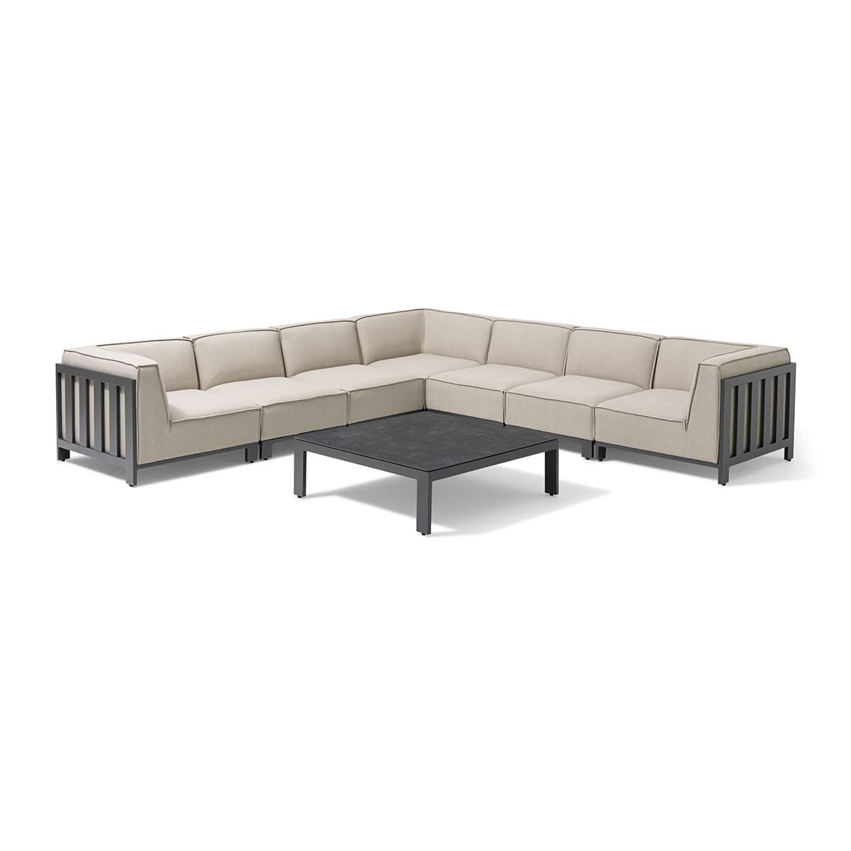 Homeflair - Outdoor Fabric Ibiza Large Corner Sofa Set