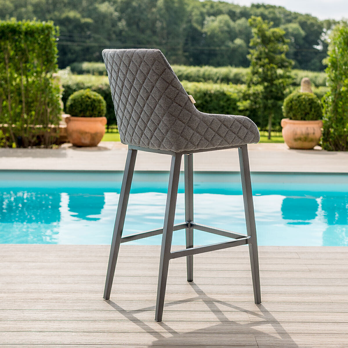 Homeflair - Outdoor Fabric Regal Bar Stool