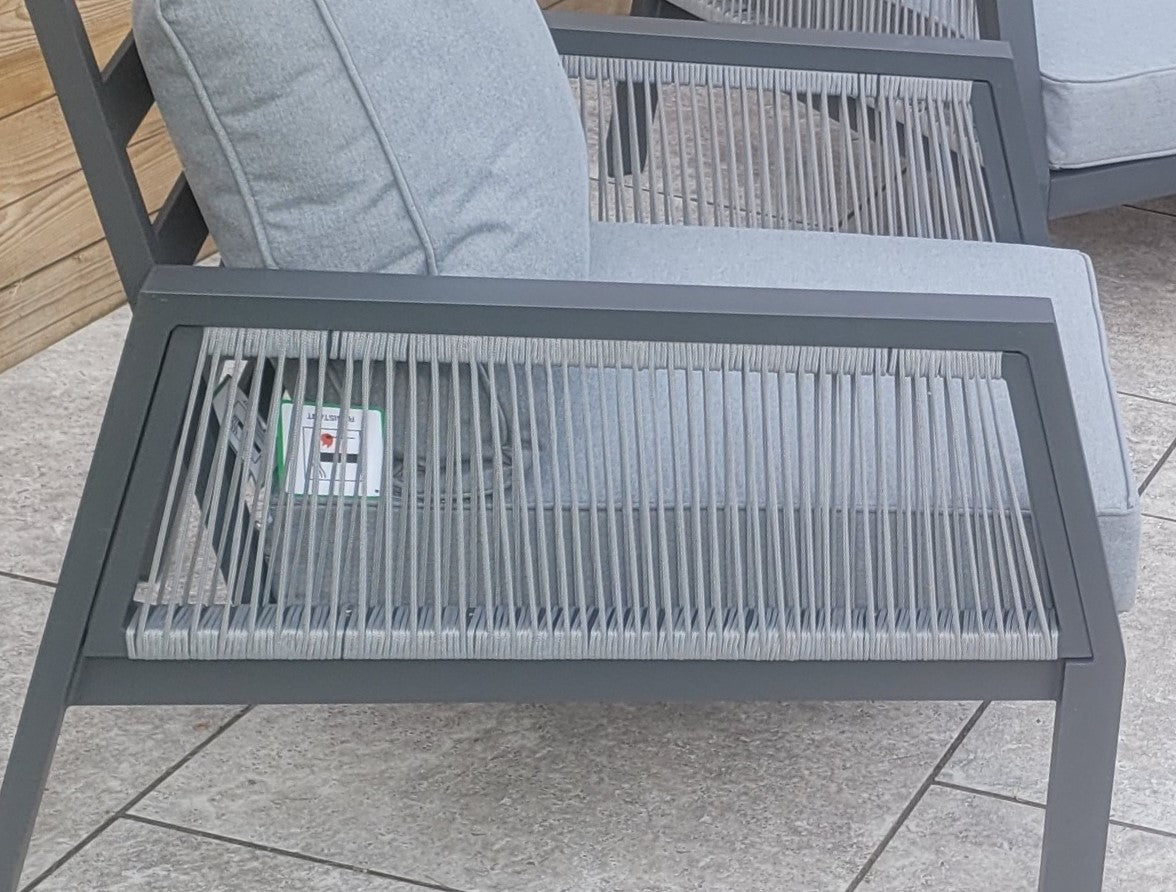 Bettina 3 Seater + 2 Armchairs + 2 Stools with Firepit Table | Bett0427