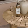 Roma 2 Seater Round Sunray Bistro Set with Eden Night Dining Chairs